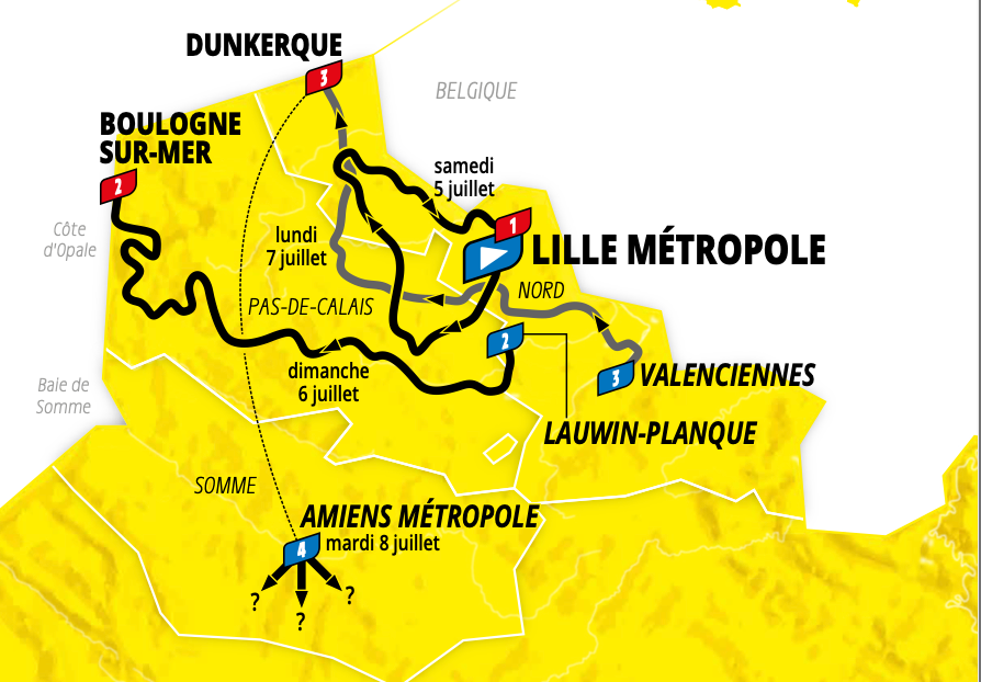 Le Grand Départ Du Tour De France 2025 évite Les Pavés Mais Comprend ...